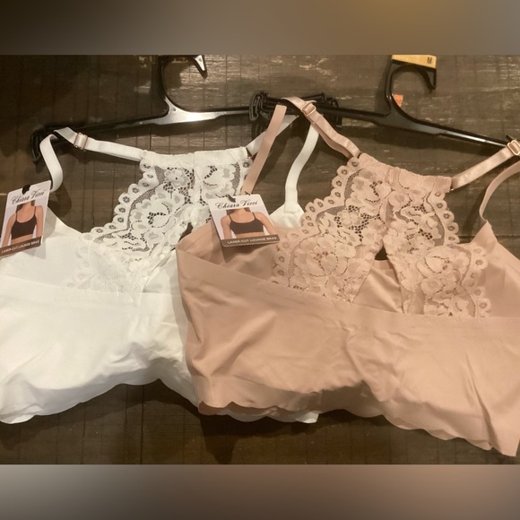 Back in stock! 🌸 2 PACK LOUNGE BRAS Laser Cut Lace - Picture 6 of 9